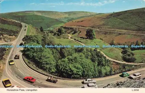 R726825 Llangollen Hufeisenpass E T W Dennis Scarborough