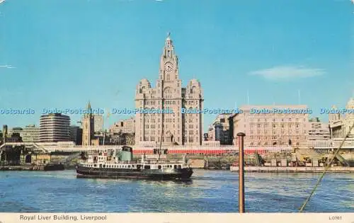 R727920 Liverpool Royal Liver Building E T W Dennis Scarborough