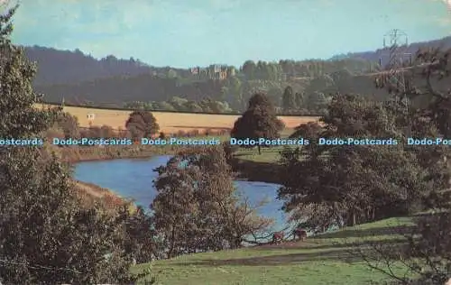 R727925 Goodrich Castle and the River Wye Photo Precision Colourmaster Internati