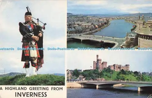 R727936 A Highland Greetings From Inverness View From Castle Multi View