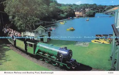 R727939 Scarborough Miniatur Eisenbahn und Bootspool E T W Dennis Scarborough