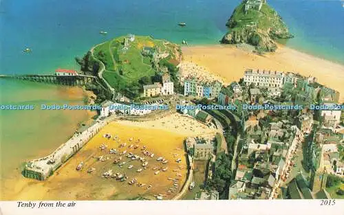 R727958 Tenby From The Air Archway Knowling Mead Tenby Pembrokeshire Wales 1978