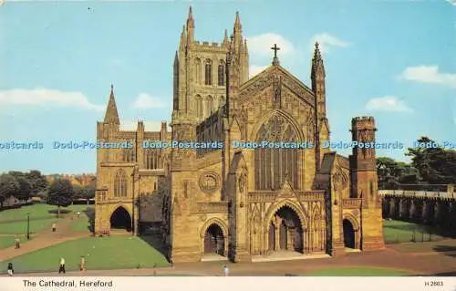 R727965 Hereford The Cathedral E T W Dennis Scarborough