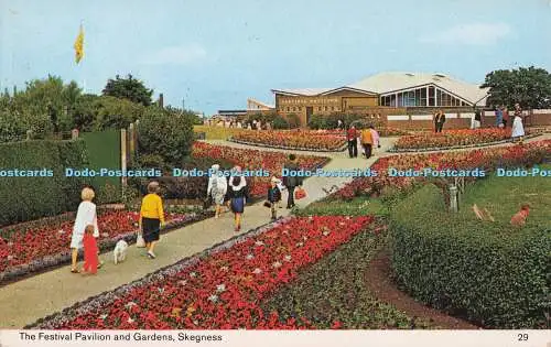 R728005 Skegness The Festival Pavilion and Gardens Bamforth Holmfirth Yorkshire