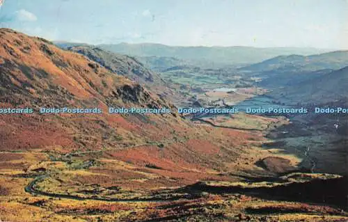 R728014 Wrynose Pass mit Blick auf die Langdales Sanderson und Dixon Ambleside