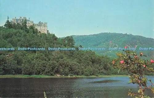 R728042 Carbisdale Castle mit Blick auf den Kyle of Sutherland Anne Baxter Golspie