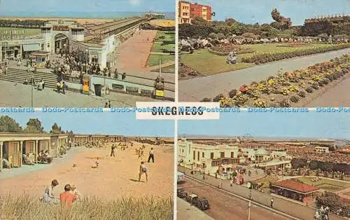 R728062 Skegness The Pier Suncastle and Gardens C H Simpson Boston Lincs Kunststoff