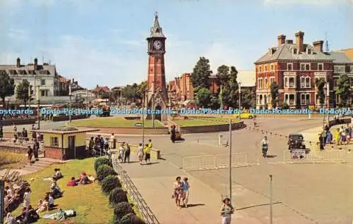 R728063 Skegness The Clock Tower and Lumley Road