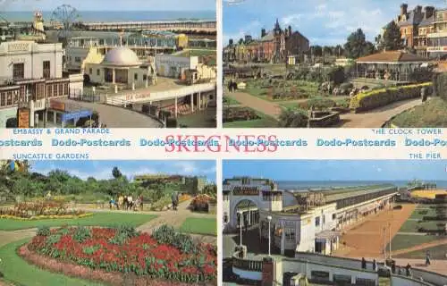 R728064 Skegness Suncastle Gardens The Pier 1965 Multi View