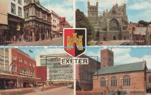 R728066 Exeter The Guildhall J Salmon Sevenoaks PM Exeter District 1972 Multi Vi