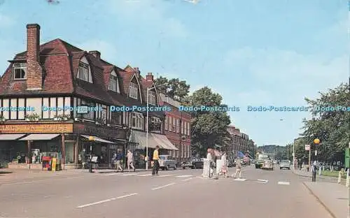 R728076 Harpenden High Street David Tack St Albans Plastichrome von Colourpicture