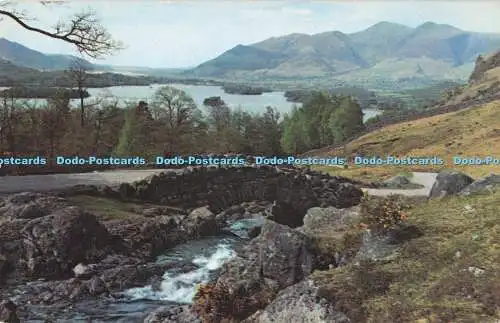 R728212 Keswick Ashness Bridge und Derwentwater Jarrold Sanderson und Dixon