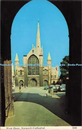 R728239 Norwich Cathedral West Door Harvey Barton