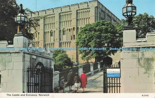 R728243 Norwich The Castle and Entrance K and T Wholesale Supplies Dennis Produc