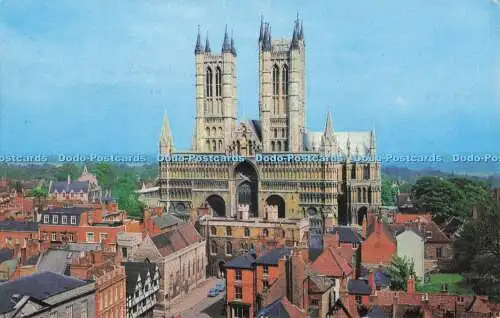 R728271 Lincoln Cathedral West Front E T W Dennis Scarborough