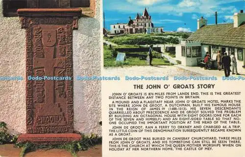 R728274 Das John O Groats Geschichtengrab von John De Groat in der Canisbay Kirche Foto