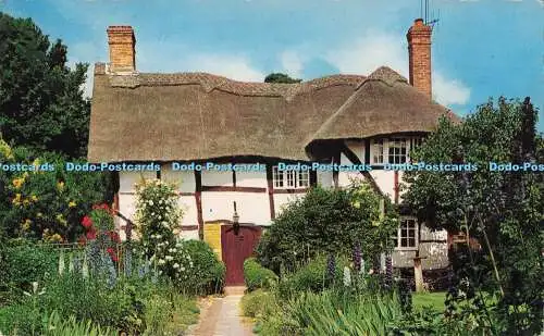 R728303 Lancing The Old Cottage J Hyman Constance Postkarte