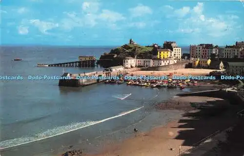 R728472 Tenby The Beach and Harbour Photo Precision Colourmaster International 1