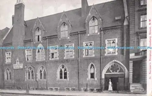 R724948 N W Osnaburg Street St Saviour Hospital Tourists Association PM Hornsey