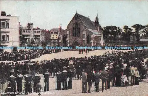 R724859 Portsmouth Garrison Church Parade Woolstone Bros J W M Series PM Devonpo