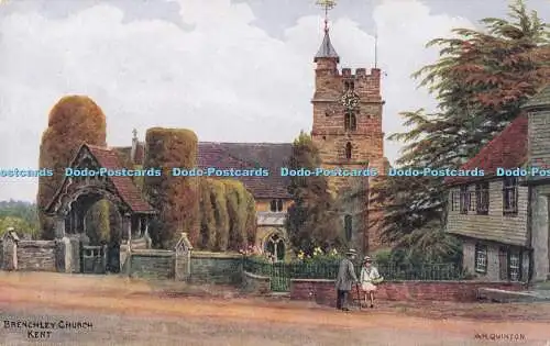 R724553 Kent Brenchley Church J Salmon Sevenoaks England A R Quinton