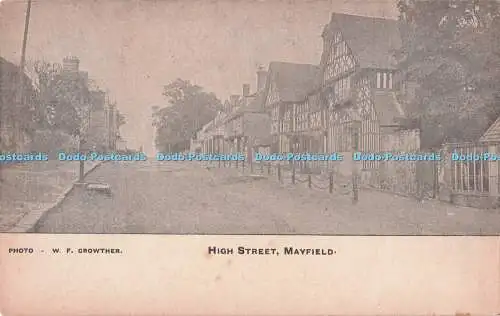 R722493 Mayfield High Street W F Crowther