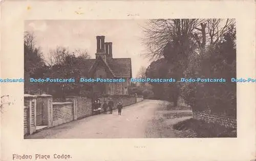 R722424 Findon Place Lodge Postkarte 1910