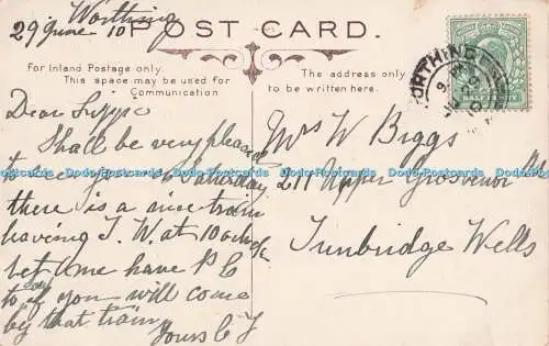 R722424 Findon Place Lodge Postkarte 1910