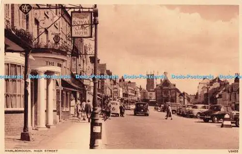 R724559 Marlborough High Street Photochrom Graphic Studios Tunbridge Wells Kent