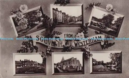 R724524 Souvenir aus Westerham The Old Mill Echtfoto Postkarte 1915 Multi Vie