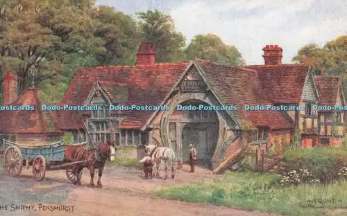 R724519 Penshurst The Smithy J Salmon Sevenoaks England A R Quinton