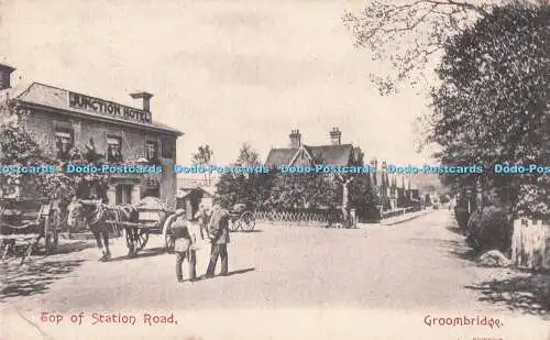 R722419 Groombridge Top of Station Road PM Brighton 1906