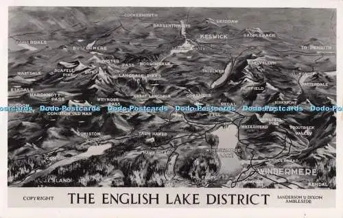 R724575 The English Lake District Sanderson and Dixon Ambleside RP