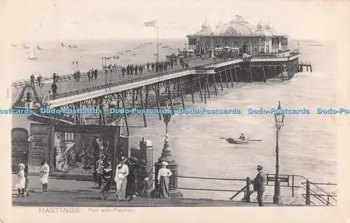 R722403 Hastings Pier and Pavilion The Pictorial Stationery London Peacock Plati