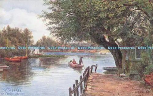 R724508 Wick Ferry Nr Christchurch J Salmon Sevenoaks England A R Quinton