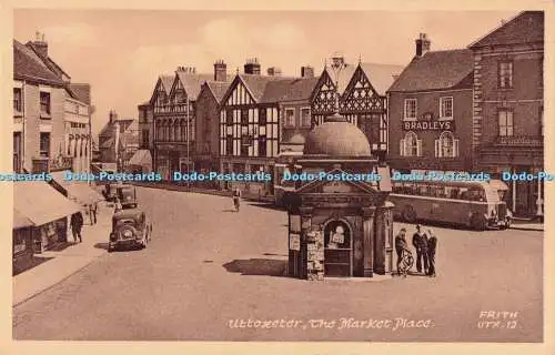 R722345 Uttoxeter The Market Place F Frith Reigate