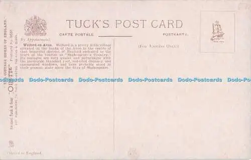 R722275 Welford on Avon The Cottage Homes of England Tuck Oilette No 9533 A R Qu