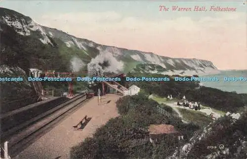 R722295 Folkestone The Warren Halt Valentine Series 1912