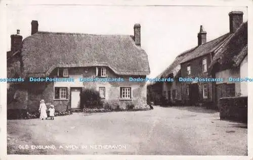 R722261 Old England A View in Netheravon A Porta The Bazaar Andover