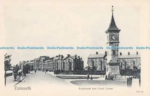 R730549 Exmouth Esplanade and Clock Tower Peacock