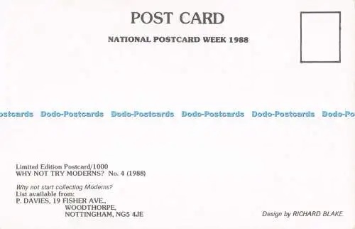 R728528 National Postcard Week Why Not Try Moderns P Davies Richard Blake