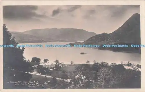 R728552 Ullswater von Hall Bank mit dem Hotel und Place Fell G P Abraham Keswi