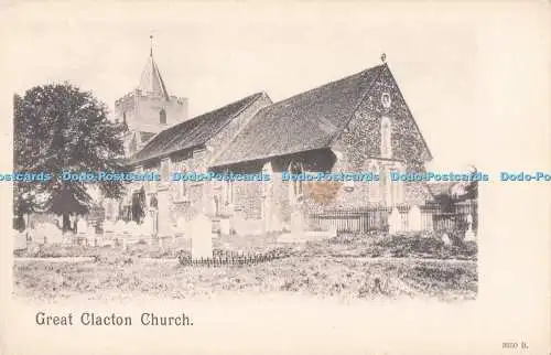 R730586 Great Clacton Church Peacock