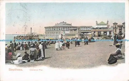 R730588 Southsea Clarence Pier Peacock 1906