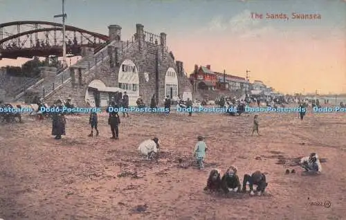 R730735 Swansea The Sands Valentine Serie Bild