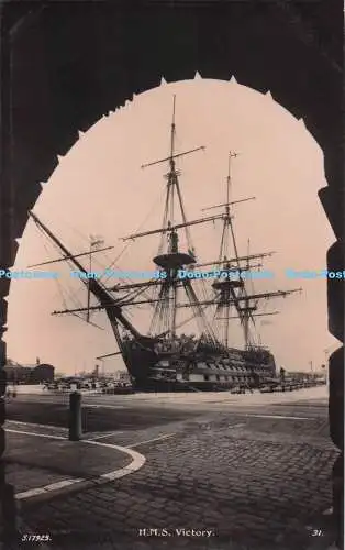 R728857 H M S Victory W H S Echtfoto Serie PM Portsmouth Southsea 1931
