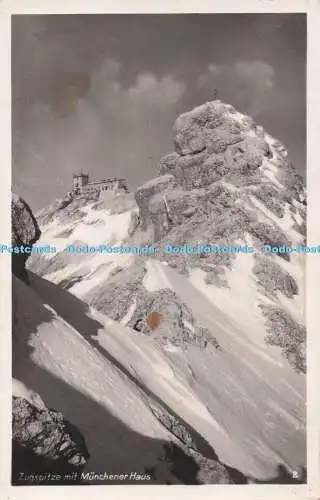 R728905 Zugspitze mit Münchener Haus Des Alpenvereins Sekt Albert Link