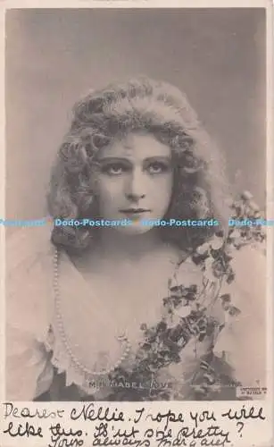 R728957 Miss Mabel Love Rotary Photo B J Falk 1901