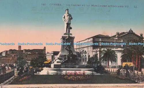 R729004 Cannes Le Casino et le Monument D Edouard VII LL 140 Levy et Neurdein Re