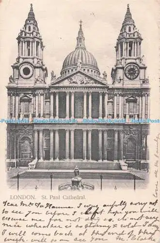 R731062 London St Paul Cathedral Deyring Honnest 1904